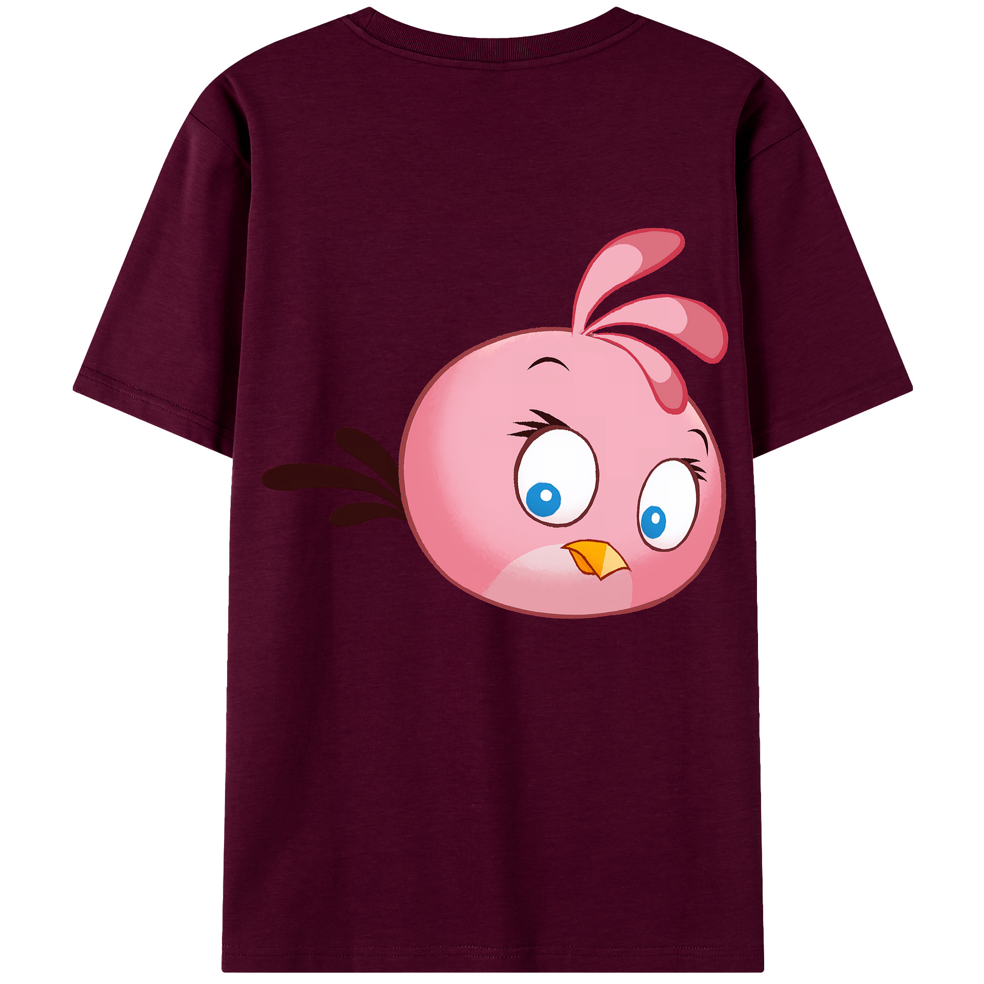 （画像用） Angry Birds アングリーバード レディース半袖Tシャツ(バックプリント)